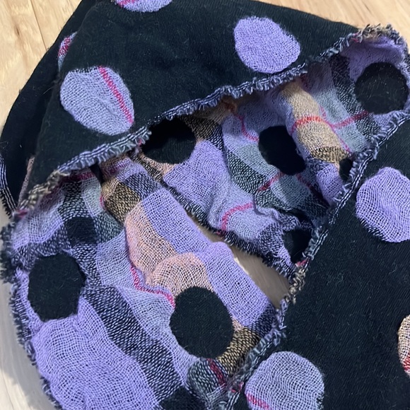 ๐งฃ SCARF - black and purple - Picture 3 of 5